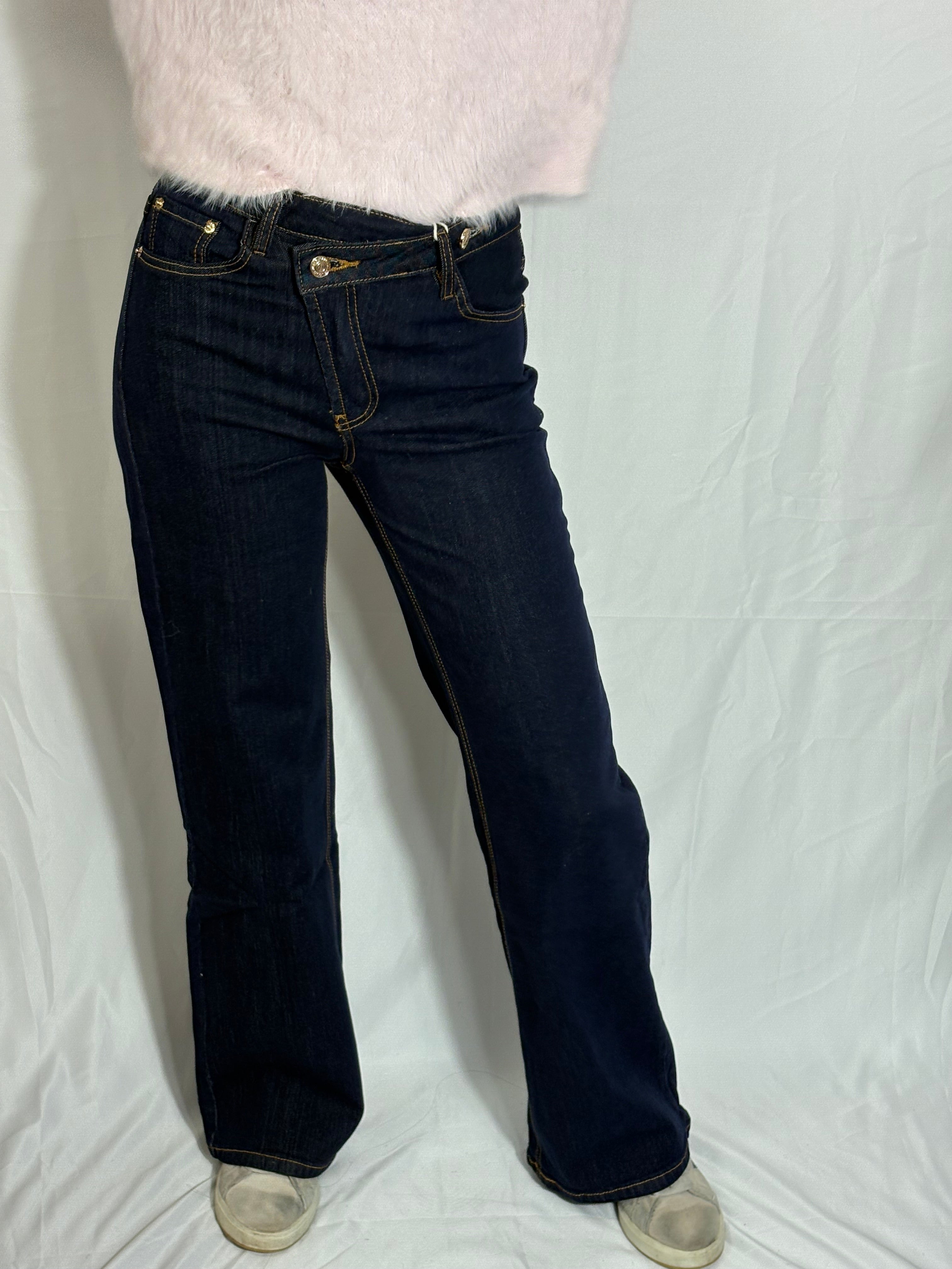 Melanie Wild leg broek - Donkerblauw