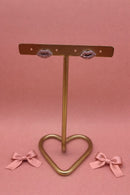 Oorbellen sweet lips - Bruin