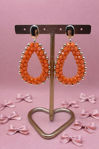 Oorbellen orange drop - Orange