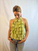 Bubbels top - Groen