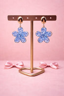 Oorbellen bloom baby - Blauw
