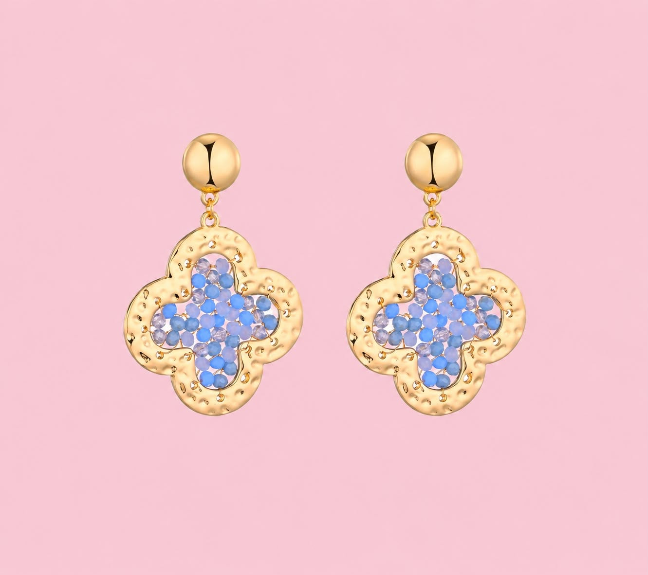 Oorbellen blue wonder - Blauw