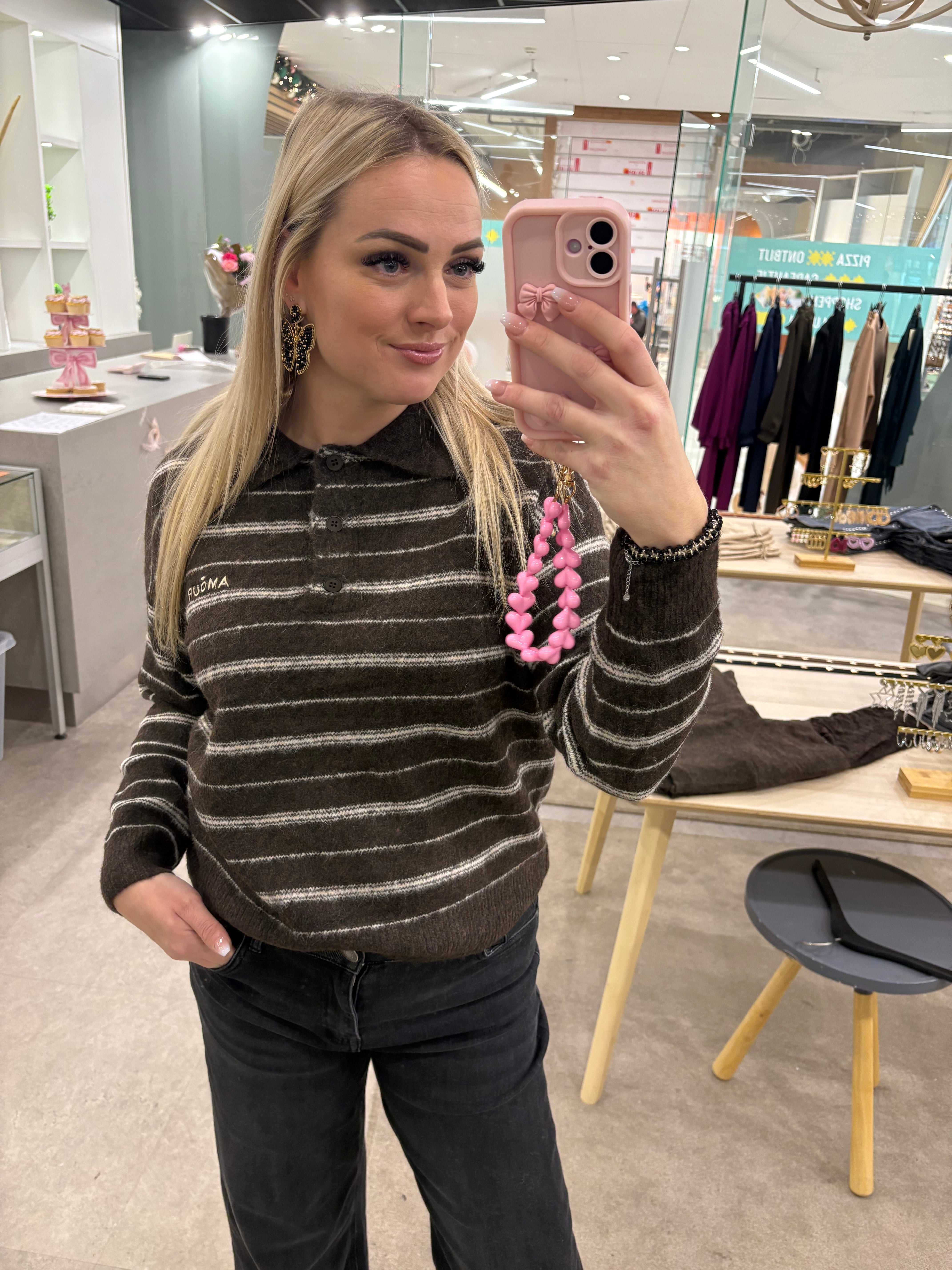 Danique trui - Bruin