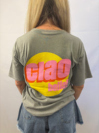 Ciao bella tshirt - Grijs