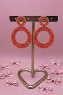Oorbellen twinkle loops - Orange
