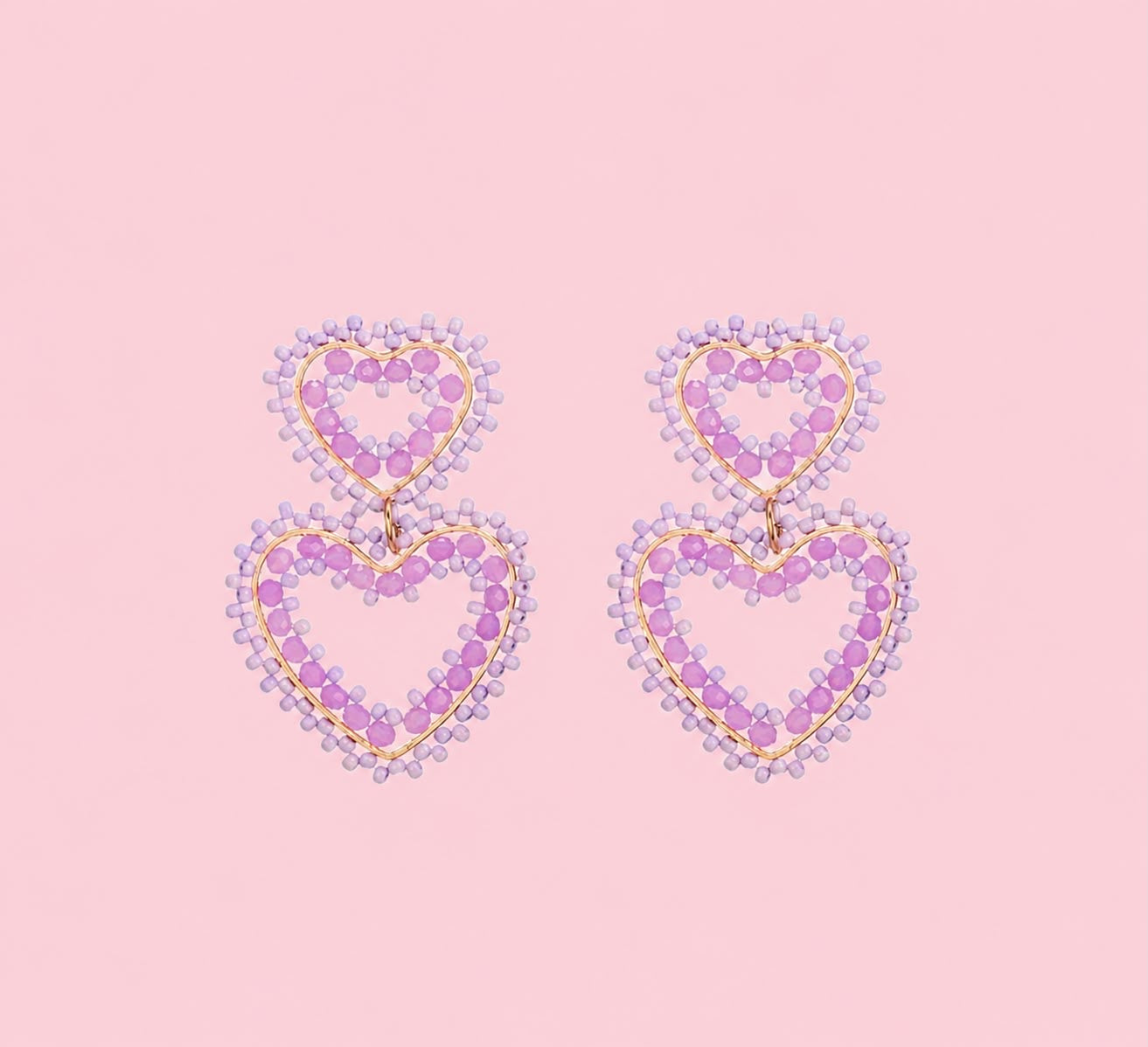 Purple Kiss Hearts