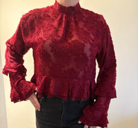 Kim blouse casual - Rood