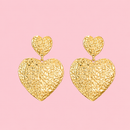 Golden Heart - Oorbel
