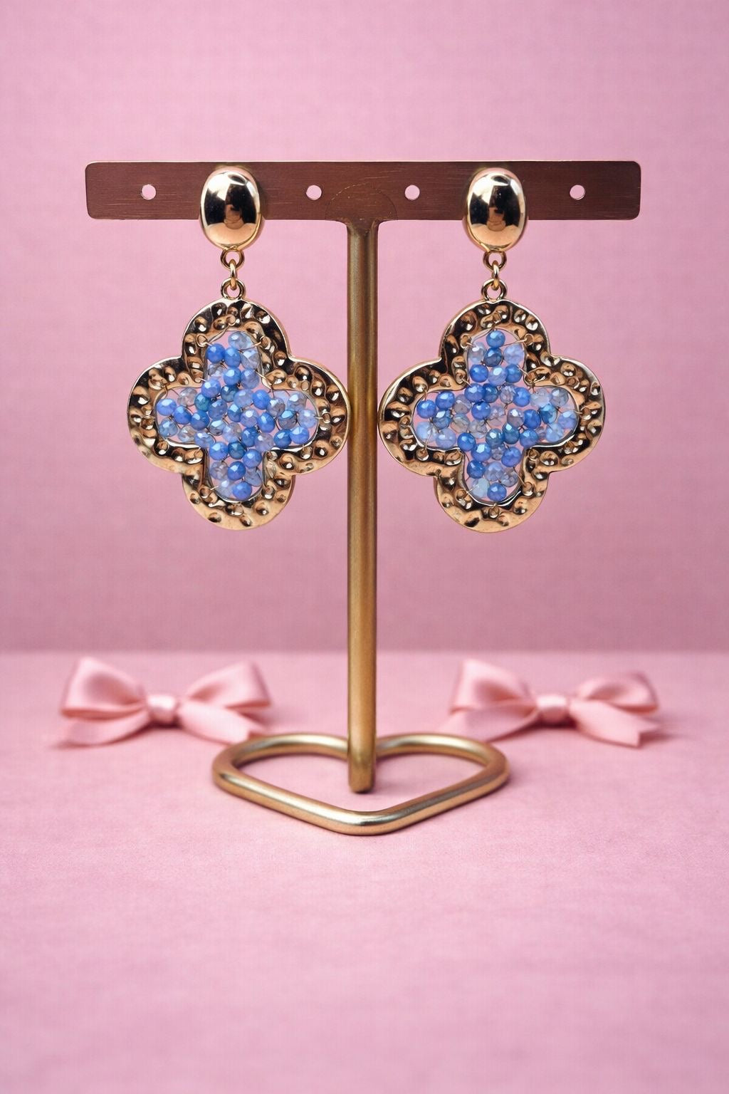 Oorbellen blue wonder - Blauw