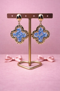 Oorbellen blue wonder - Blauw