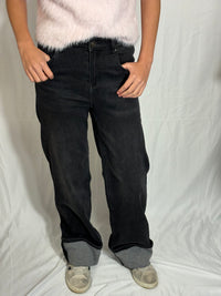 Demi Dad fit broek - Zwart