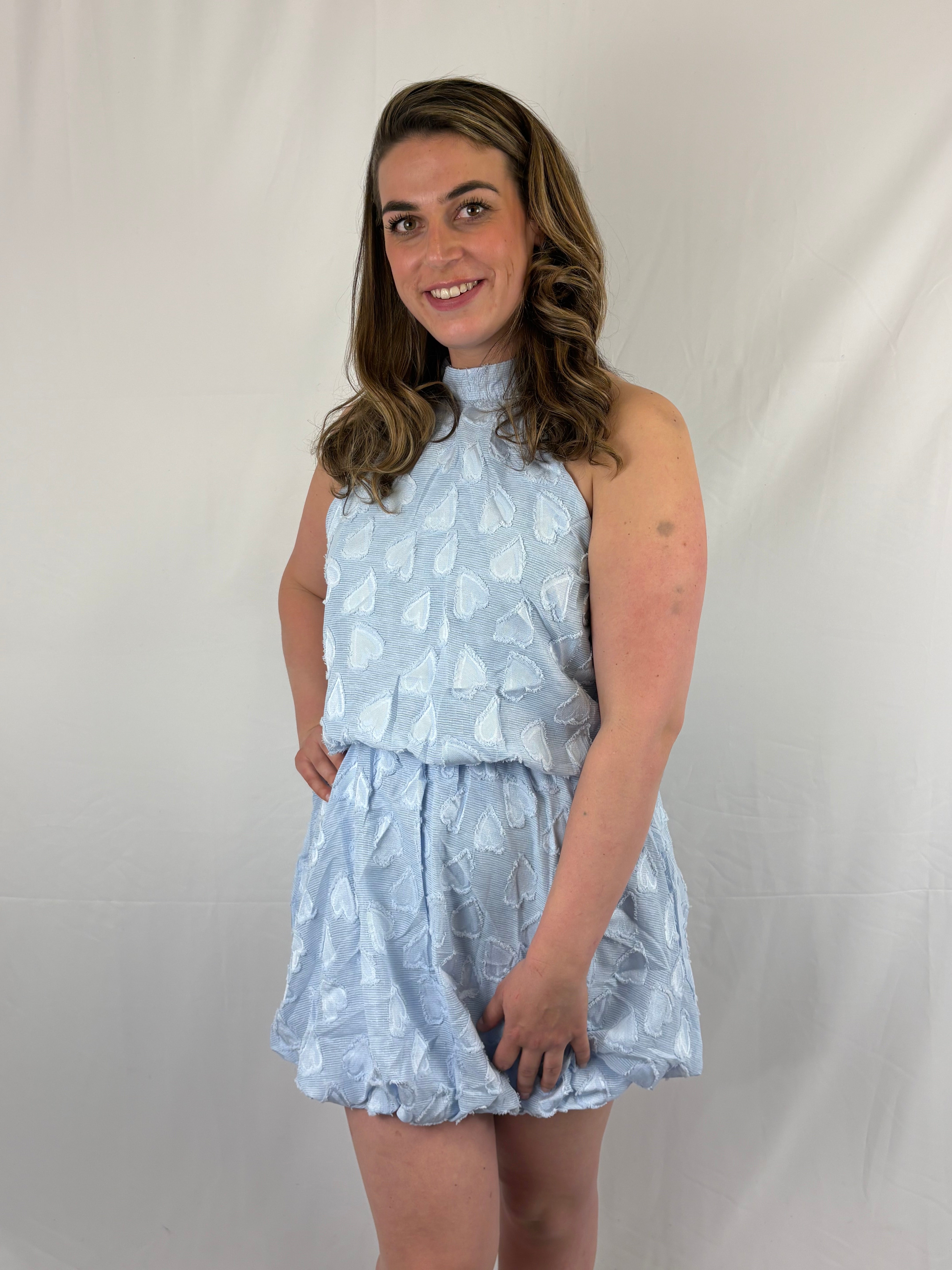 Made of hearts jurkje - Blauw