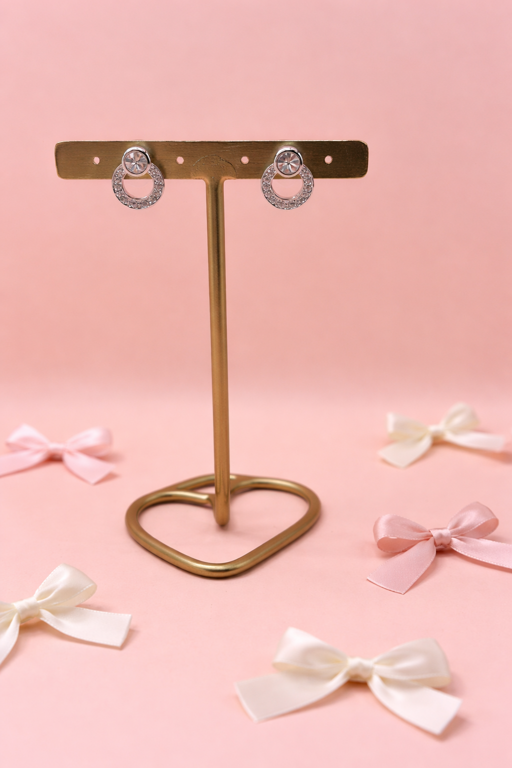 Oorbellen little loop - Zilver