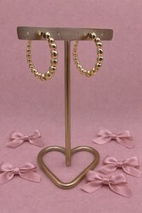 Oorbellen sweetheart circles - Goud