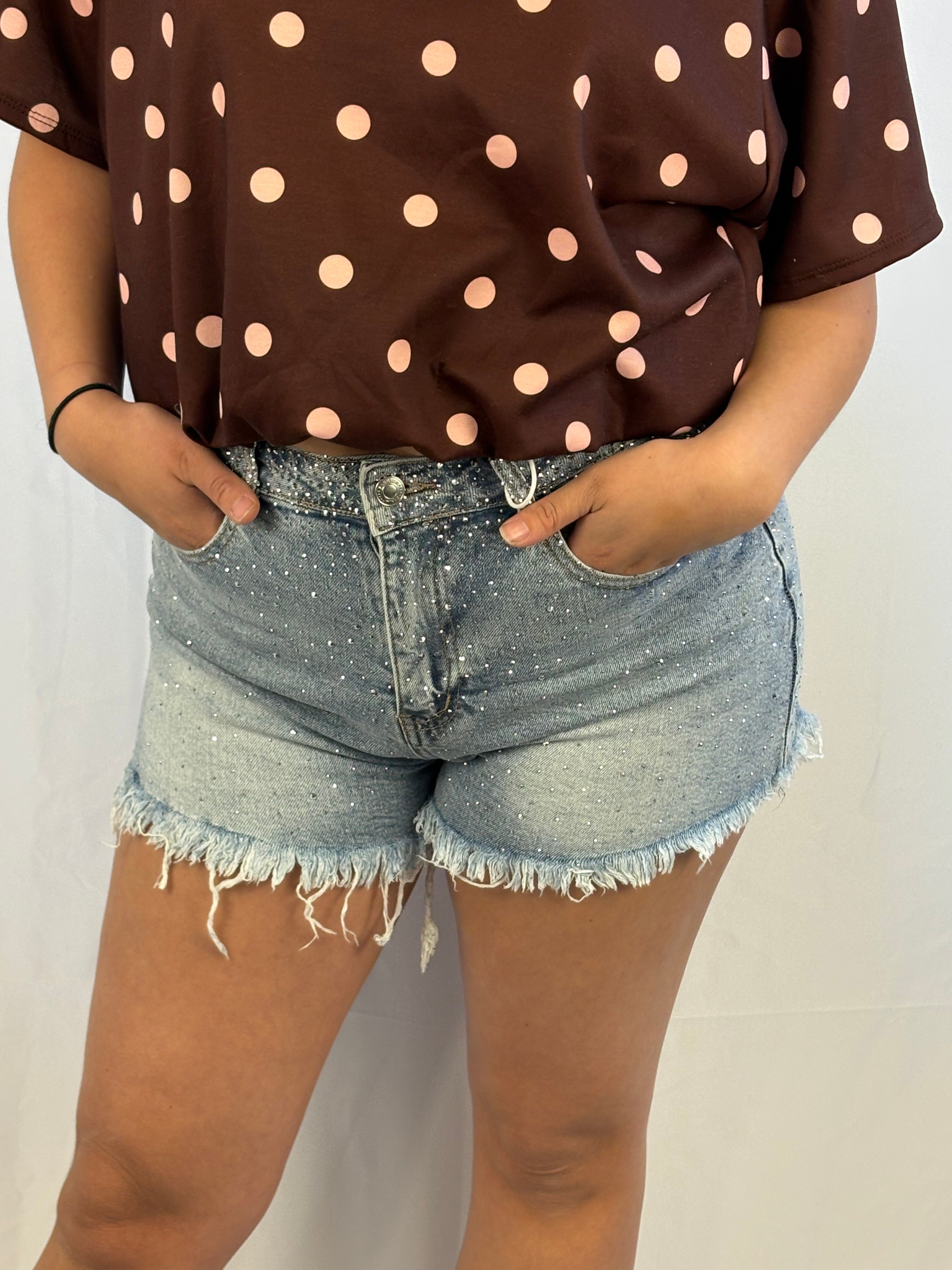 Diamantjes spijker short