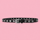 Amour Heart Belt - Black
