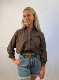 Deliciah blouse - Bruin