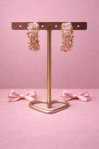 Oorbellen favoriet pink - Roze