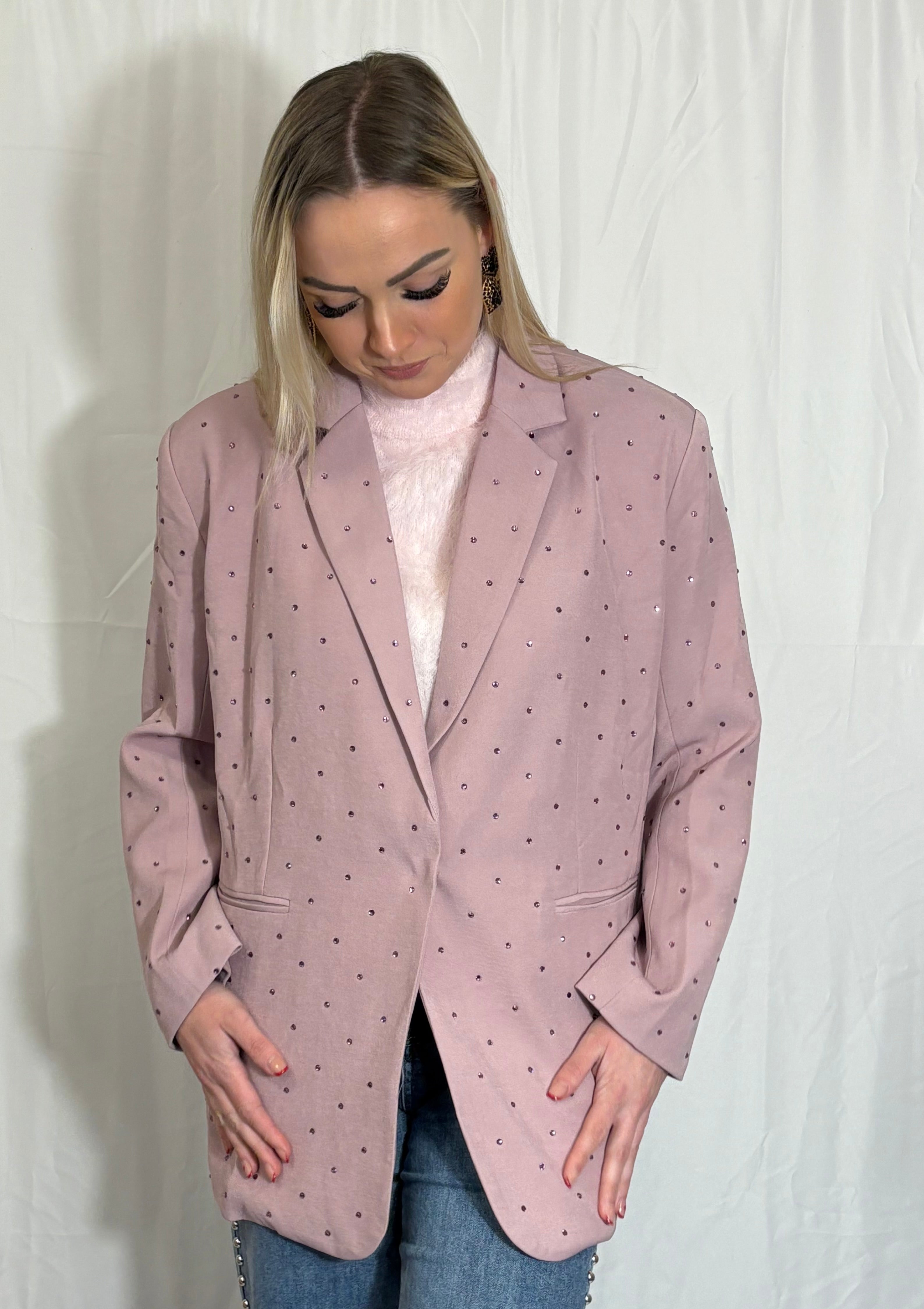 Diamond blazer - Mauve