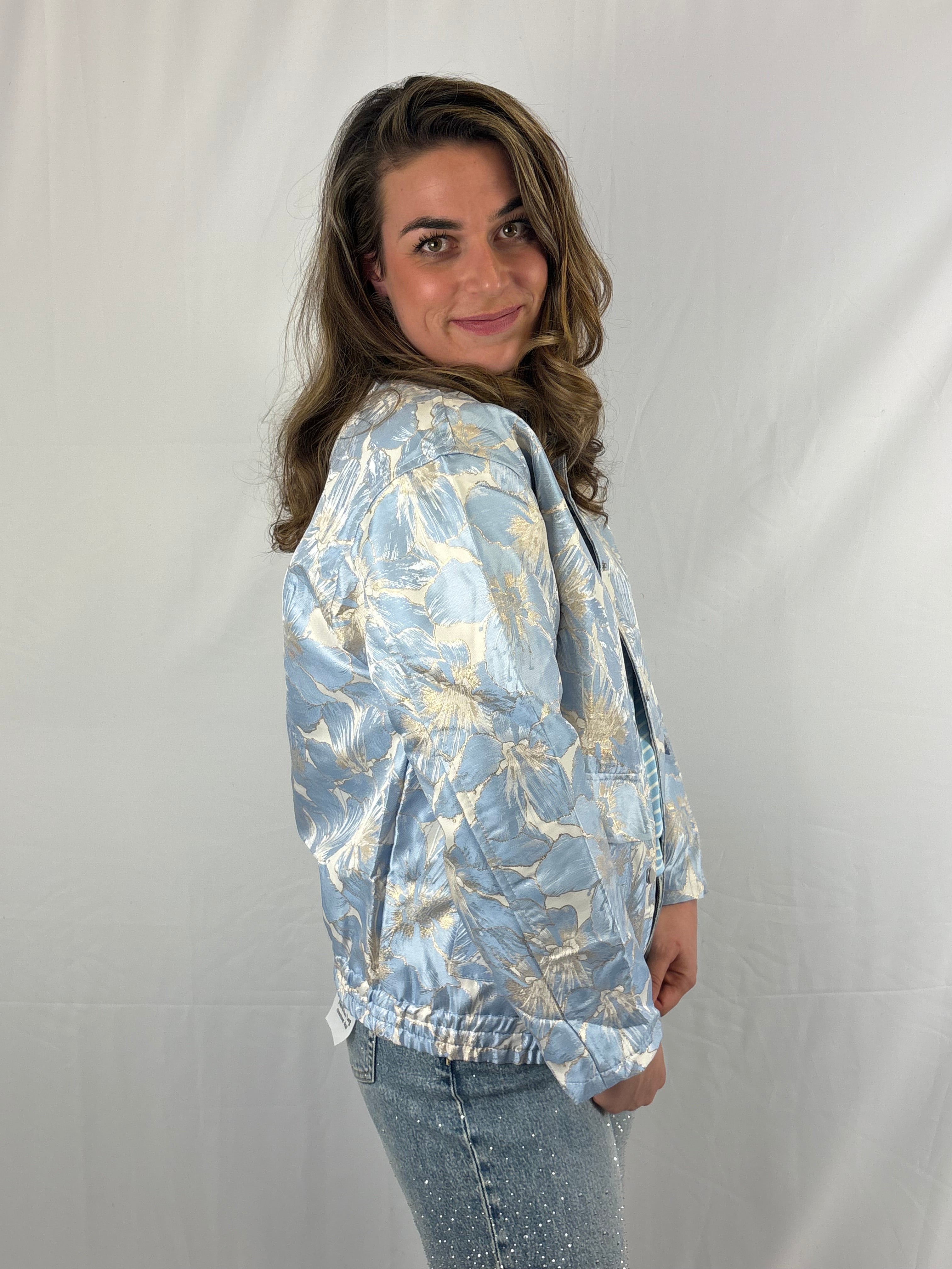 Bloom Babe Bomber - Blauw