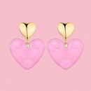 Pink gold Heart