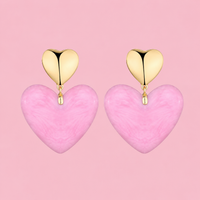 Pink gold Heart