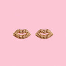 Oorbellen sweet lips - Goud