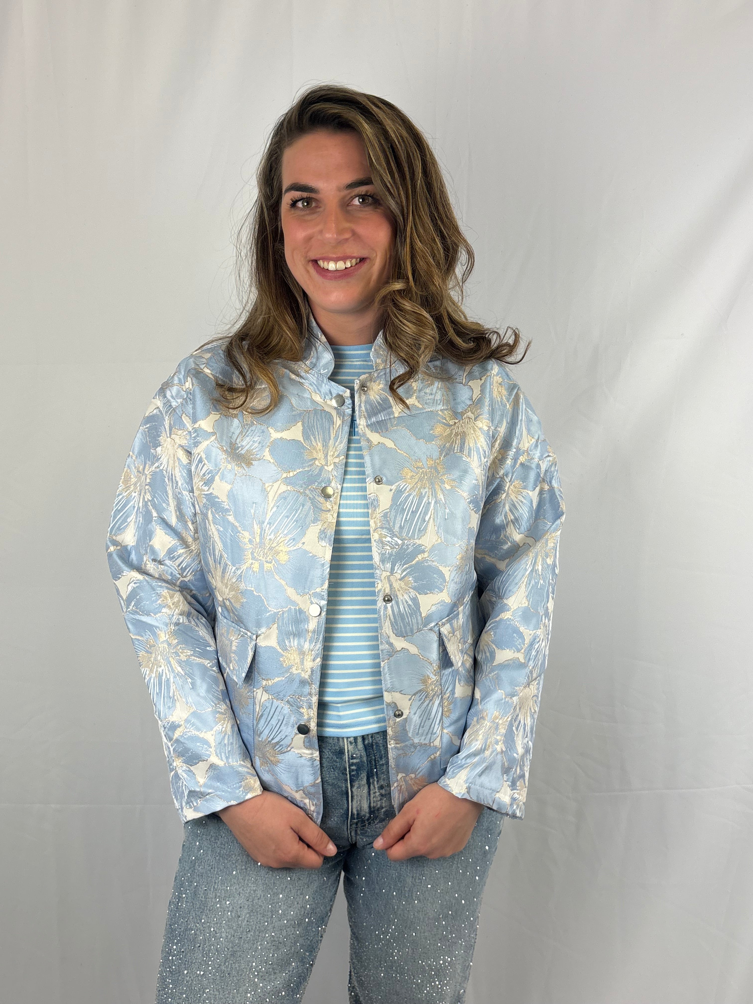 Bloom Babe Bomber - Blauw