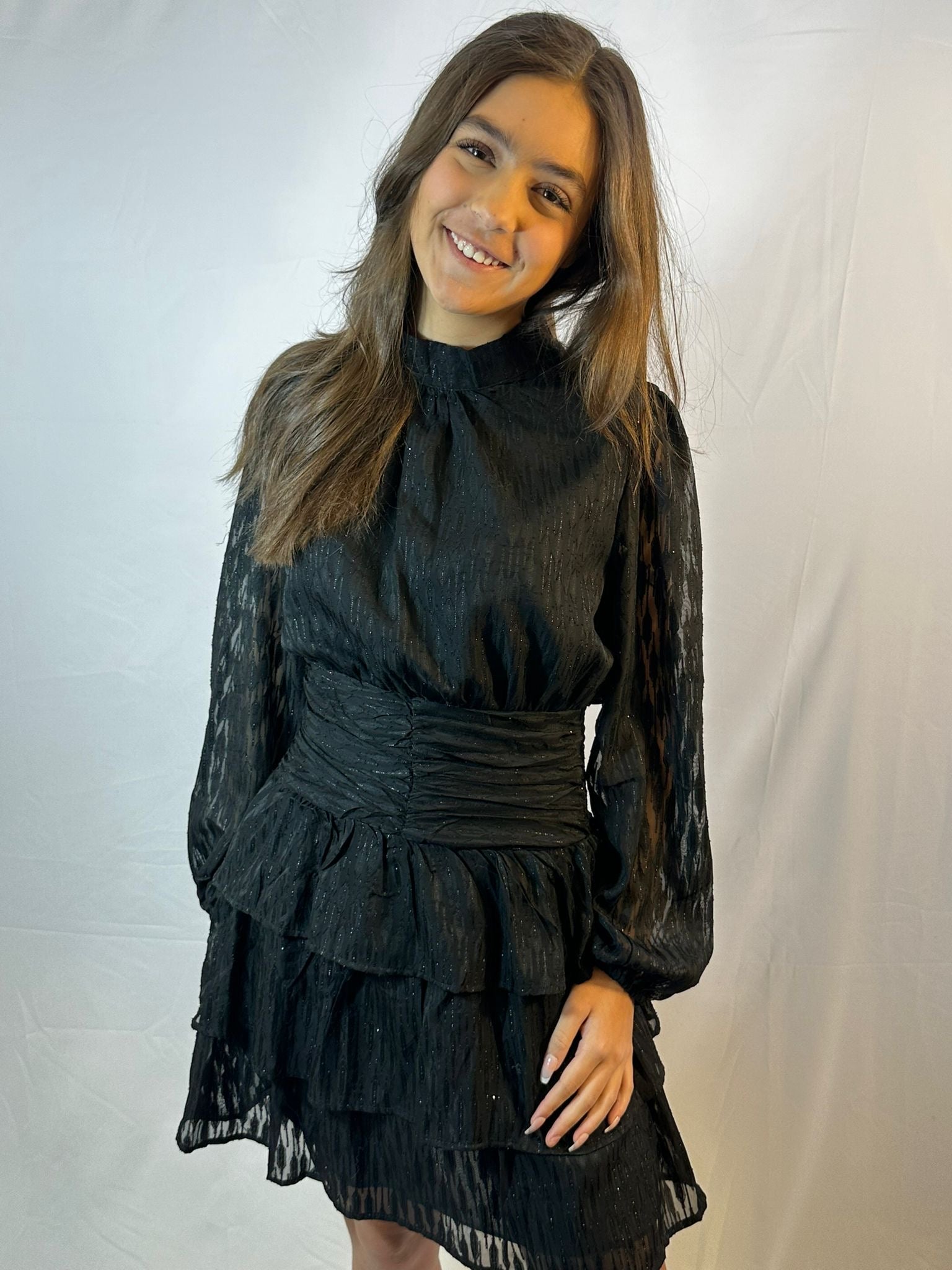 Kaylee casual jurkje - Zwart