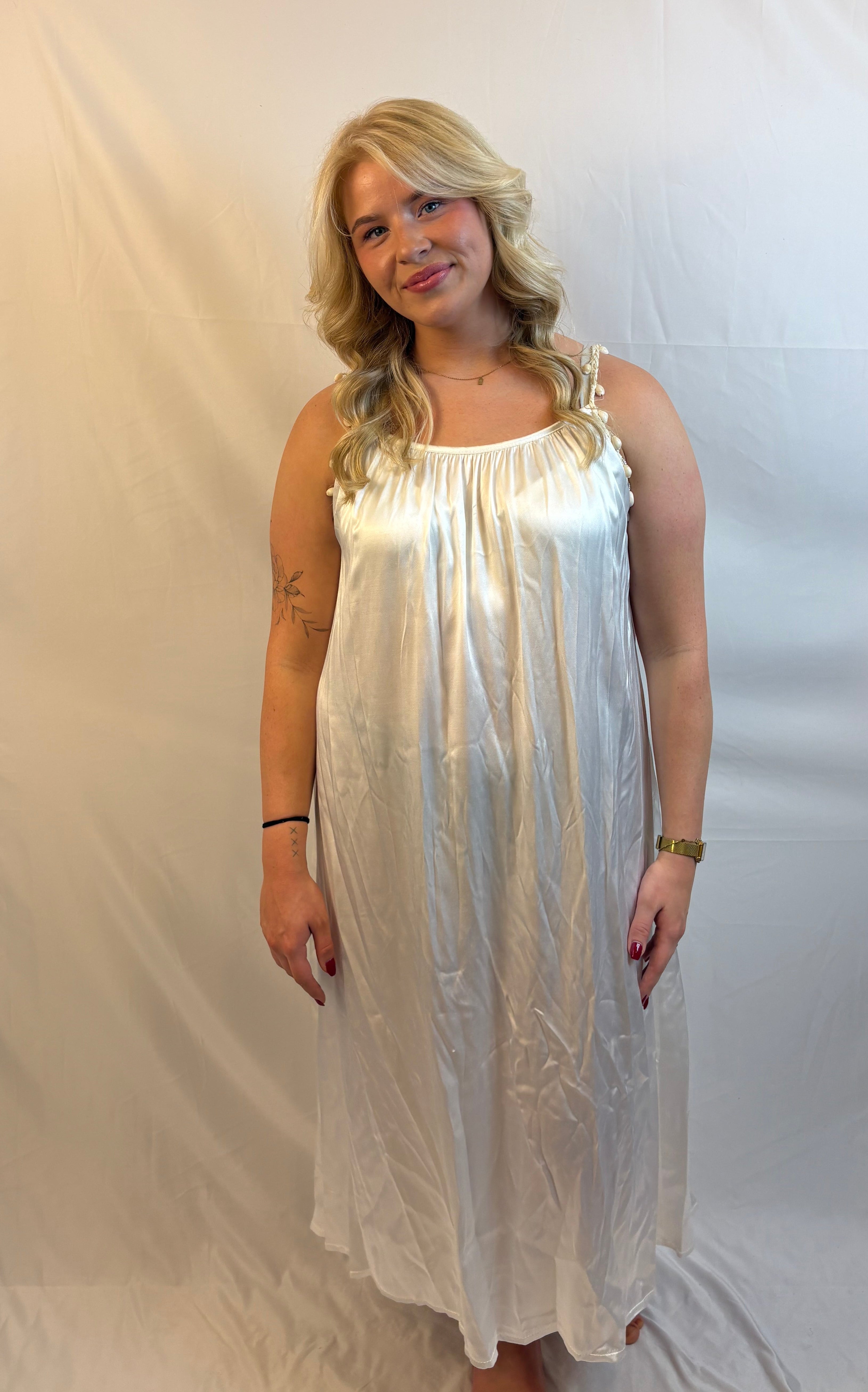 Sweet shells dress - Wit