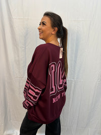 Mandy trui - Bordeaux rood