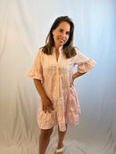 Sweet Blush jurk - Meerkleurig