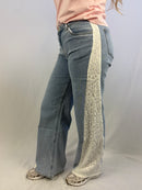 Queen hearts broderie - Jeans