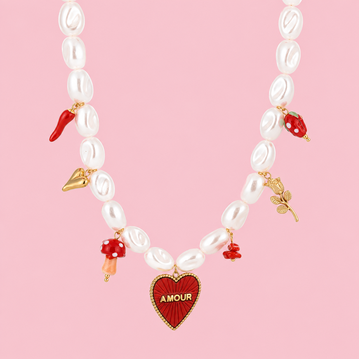 Parel Love ketting