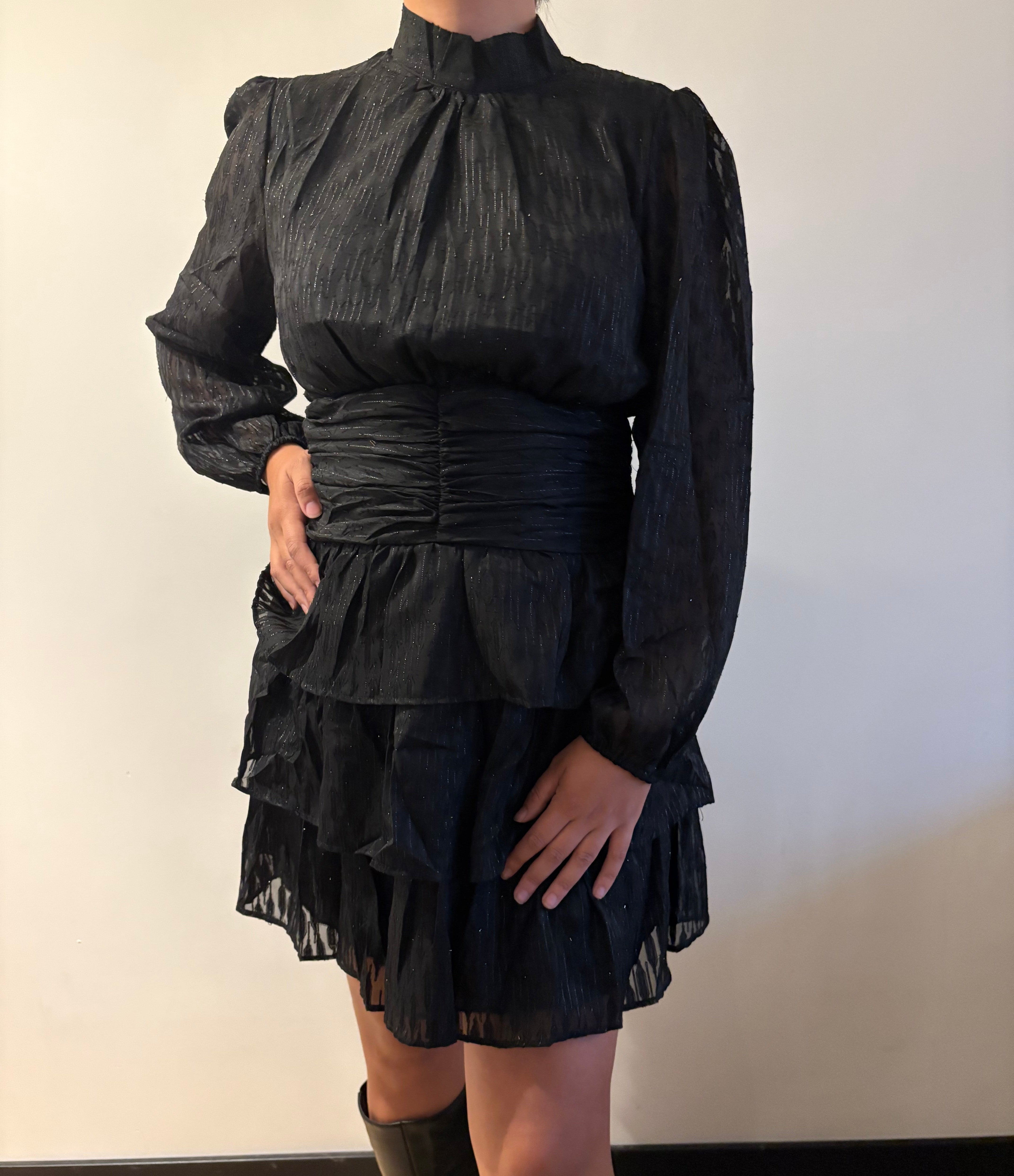 Kaylee casual jurkje - Zwart