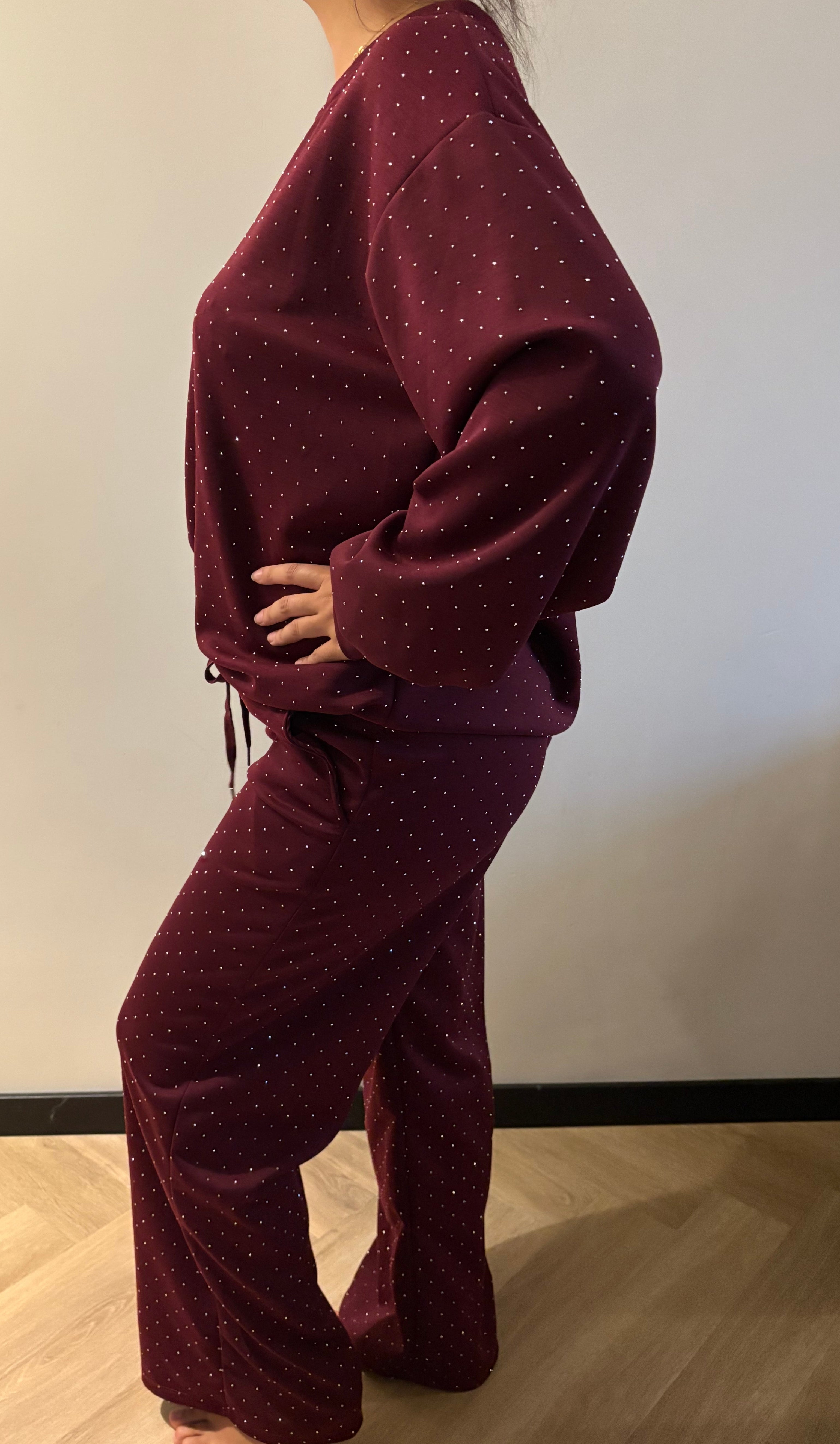 Bianca pak - Bordeaux rood