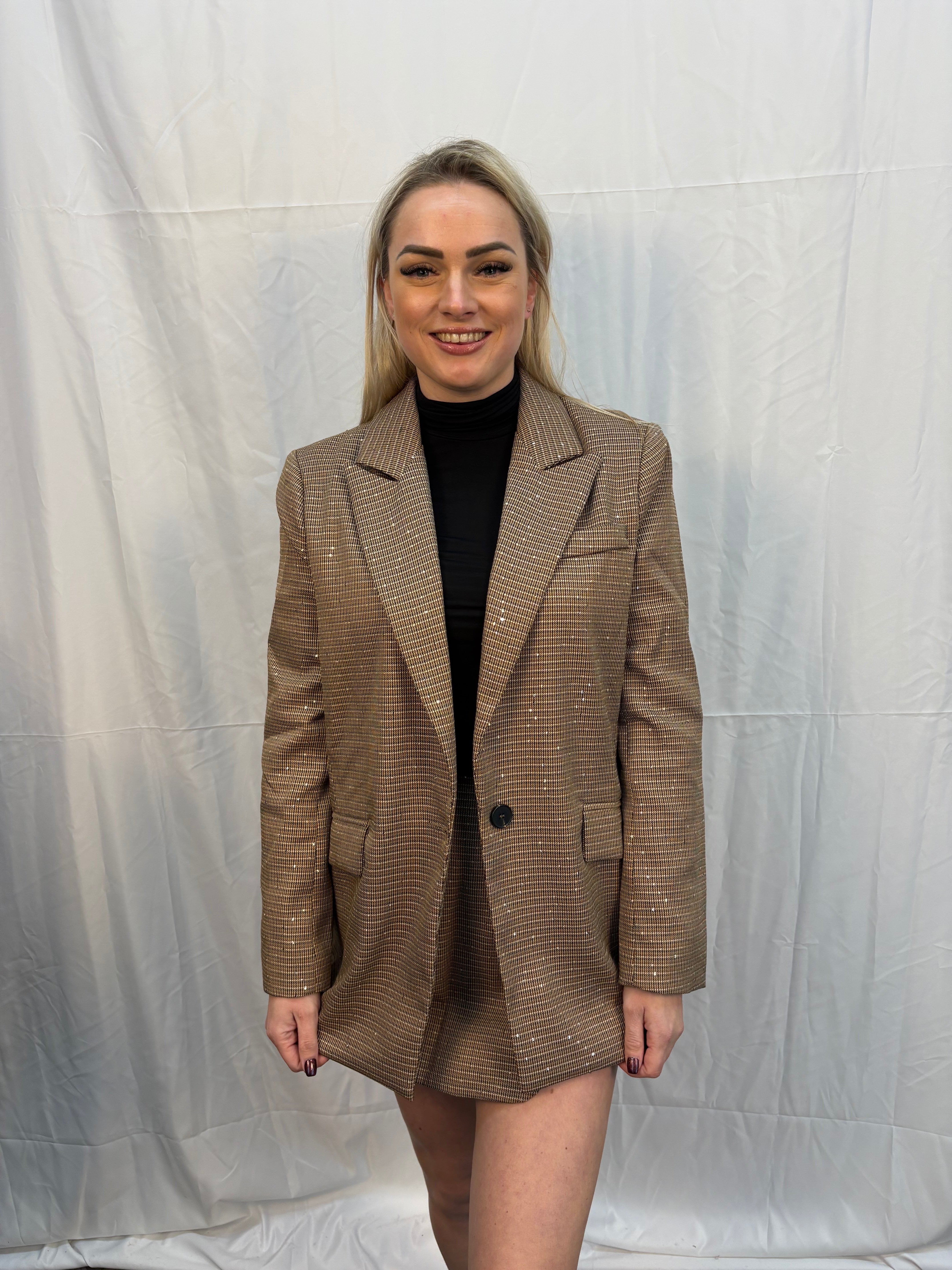 Femke blazer - Bruin