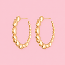 Oorbellen sweetheart circles - Goud