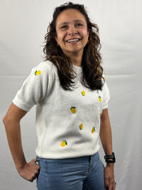 Lemon Love Top - Wit