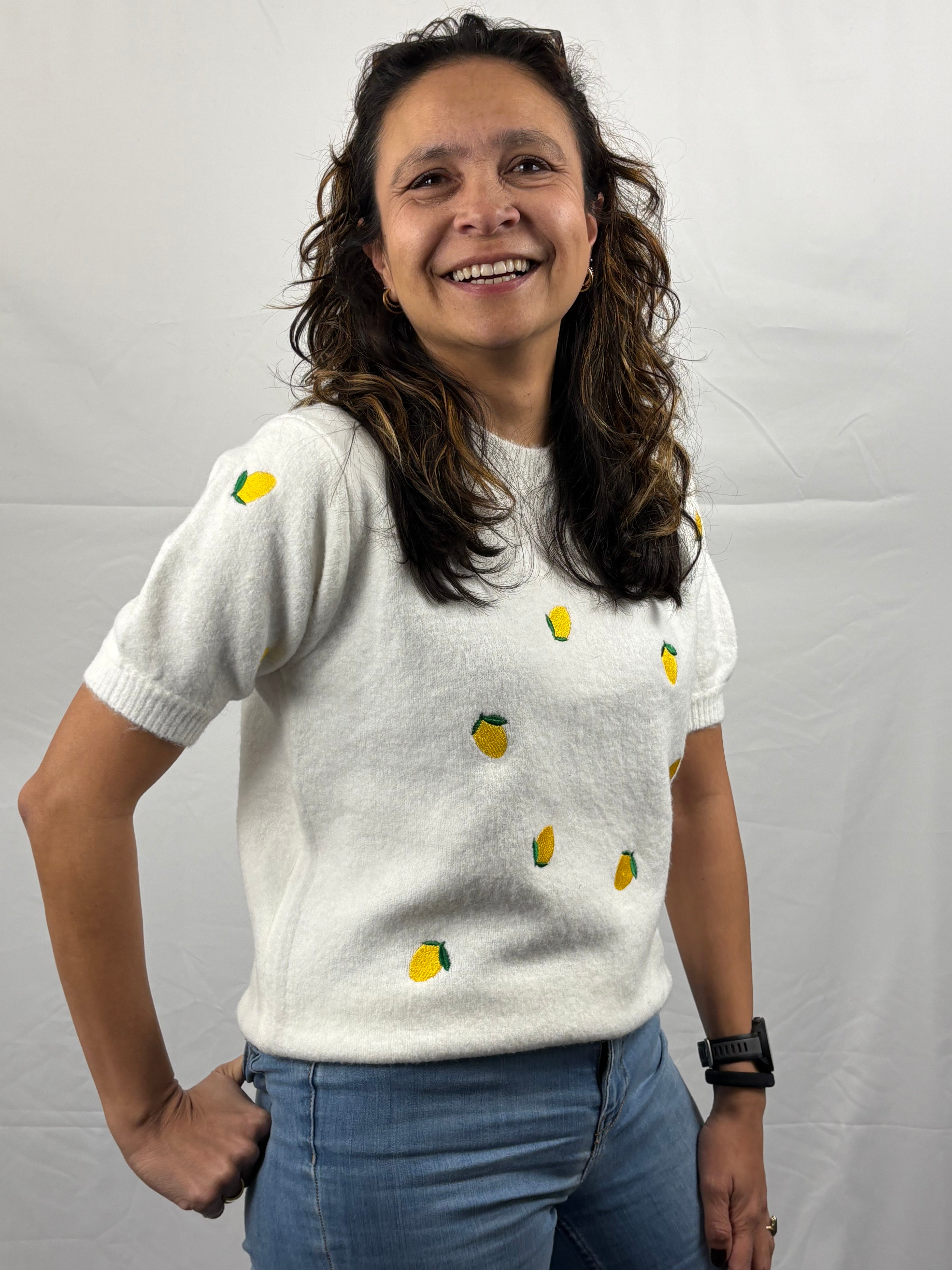 Lemon Love Top - Wit