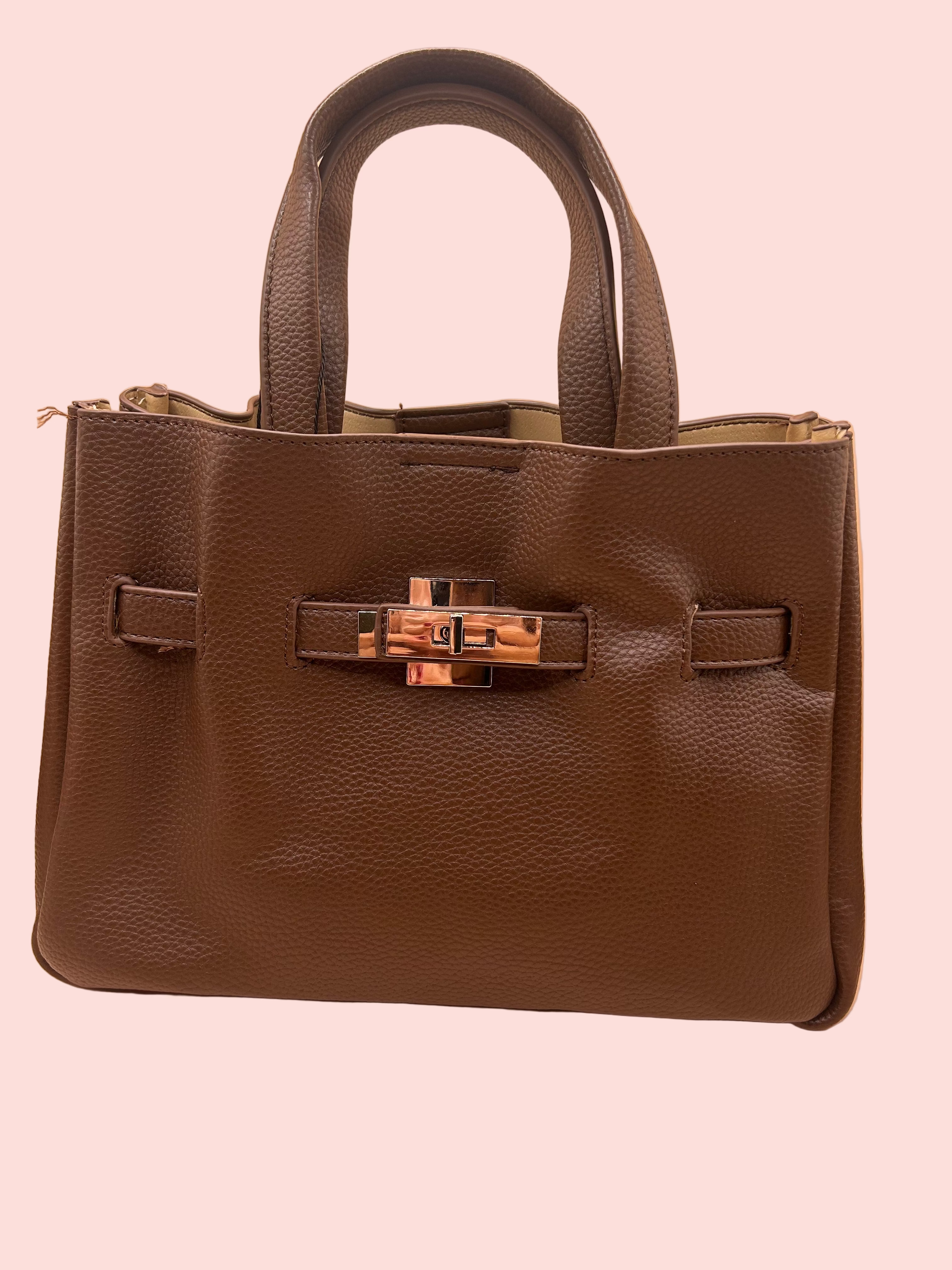 Classic Lock bag -Coffee