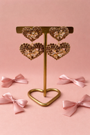Oorbellen double love - Goud