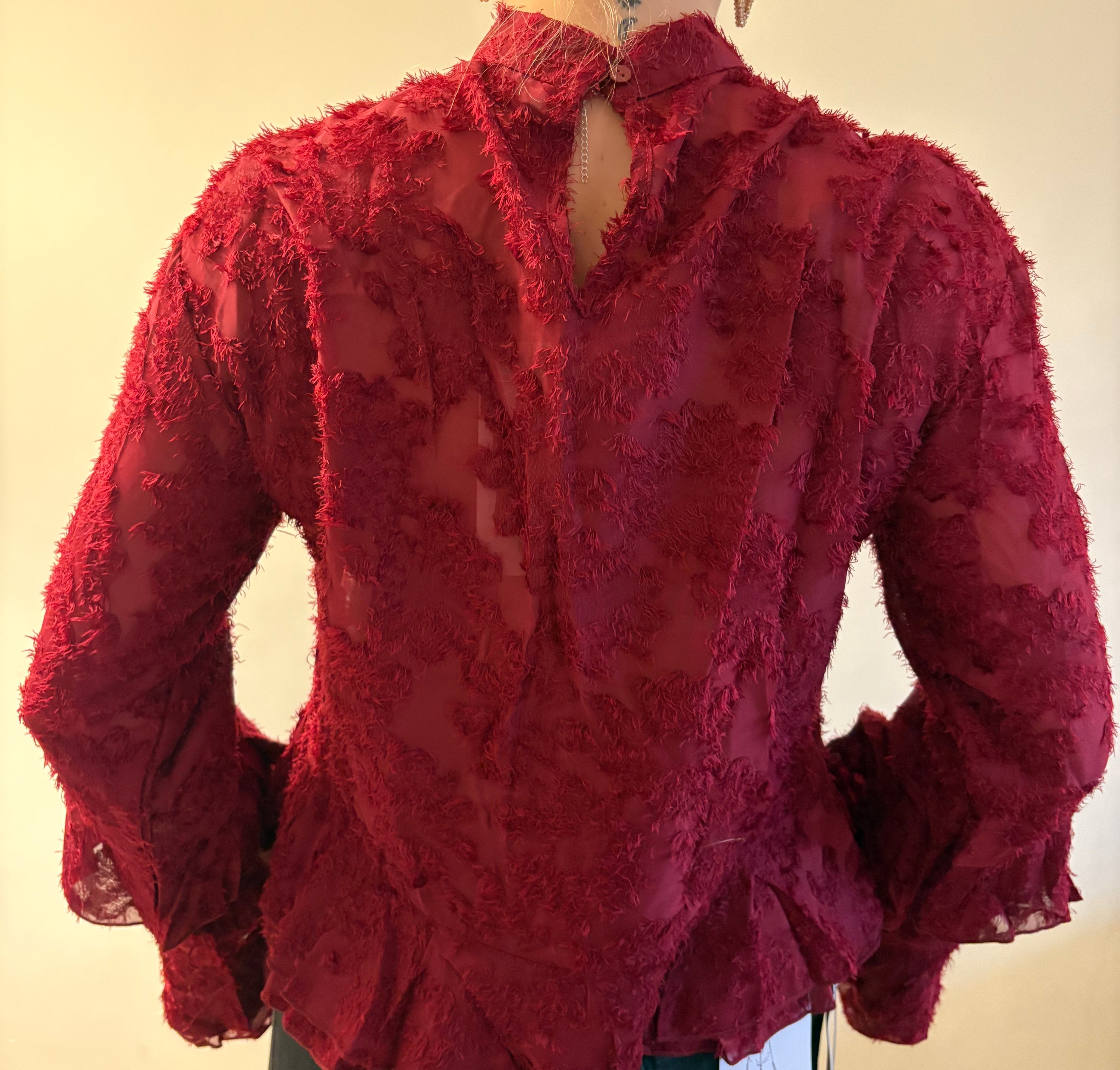 Kim blouse casual - Rood