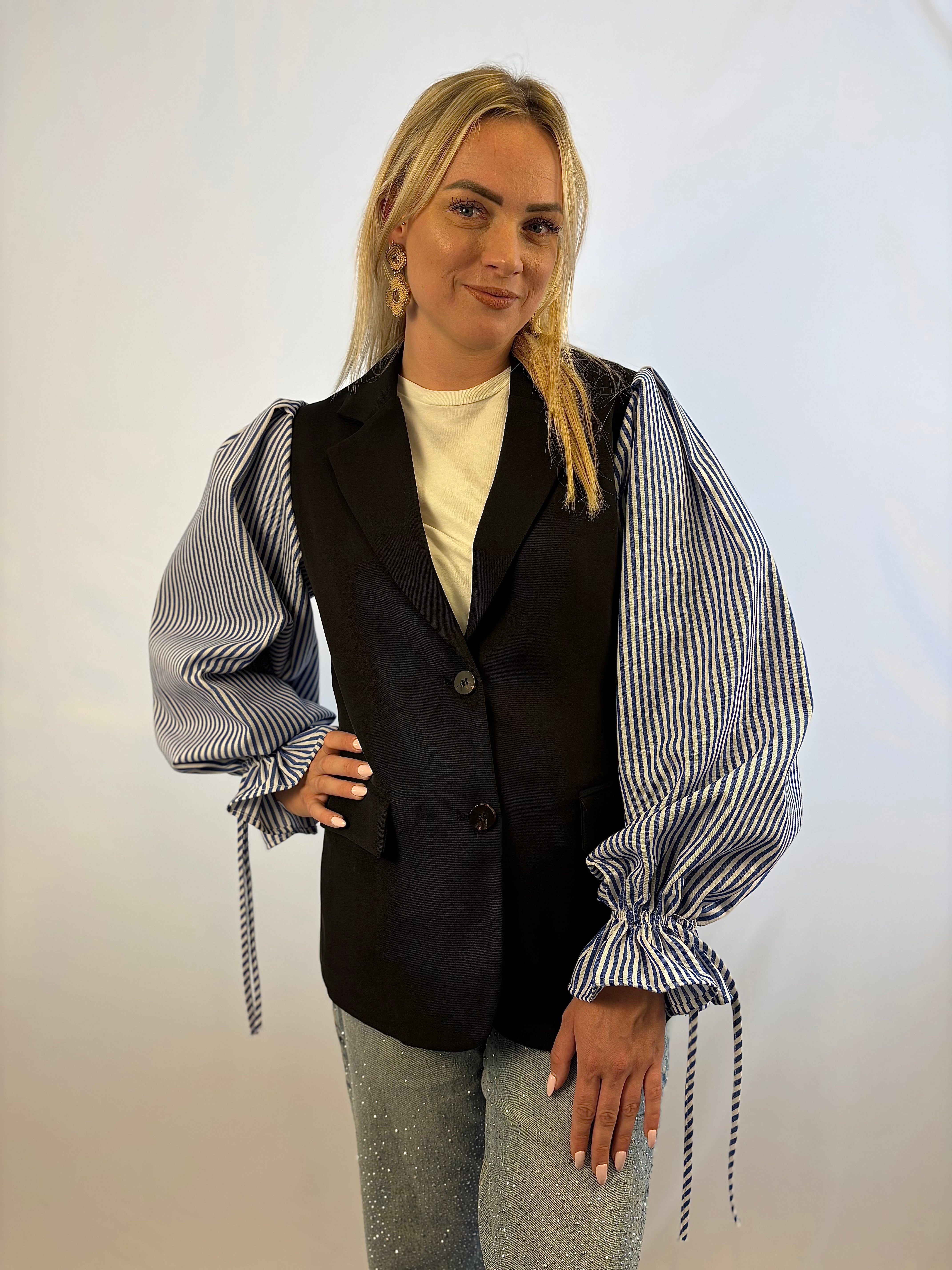 Faya blazer - Zwart