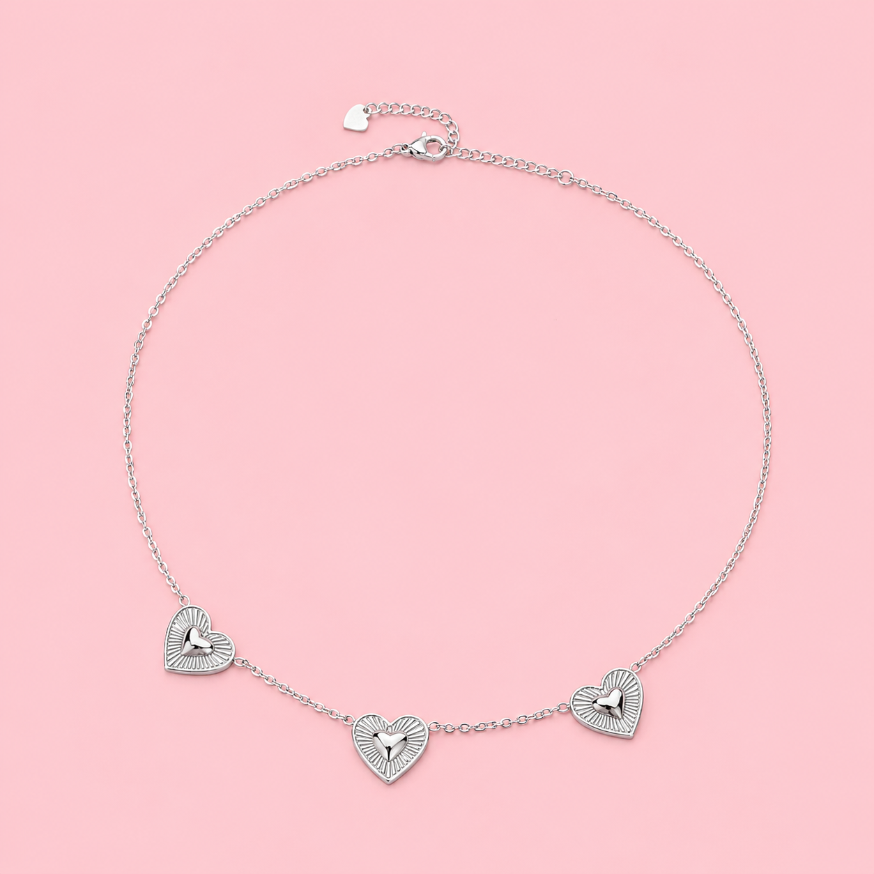Ketting love - Zilver