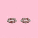Oorbellen sweet lips - Bruin