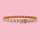 Amour Heart Belt- Khaki