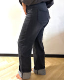 Demi Dad fit broek - Zwart