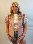 Blossem chic blazer - Roze
