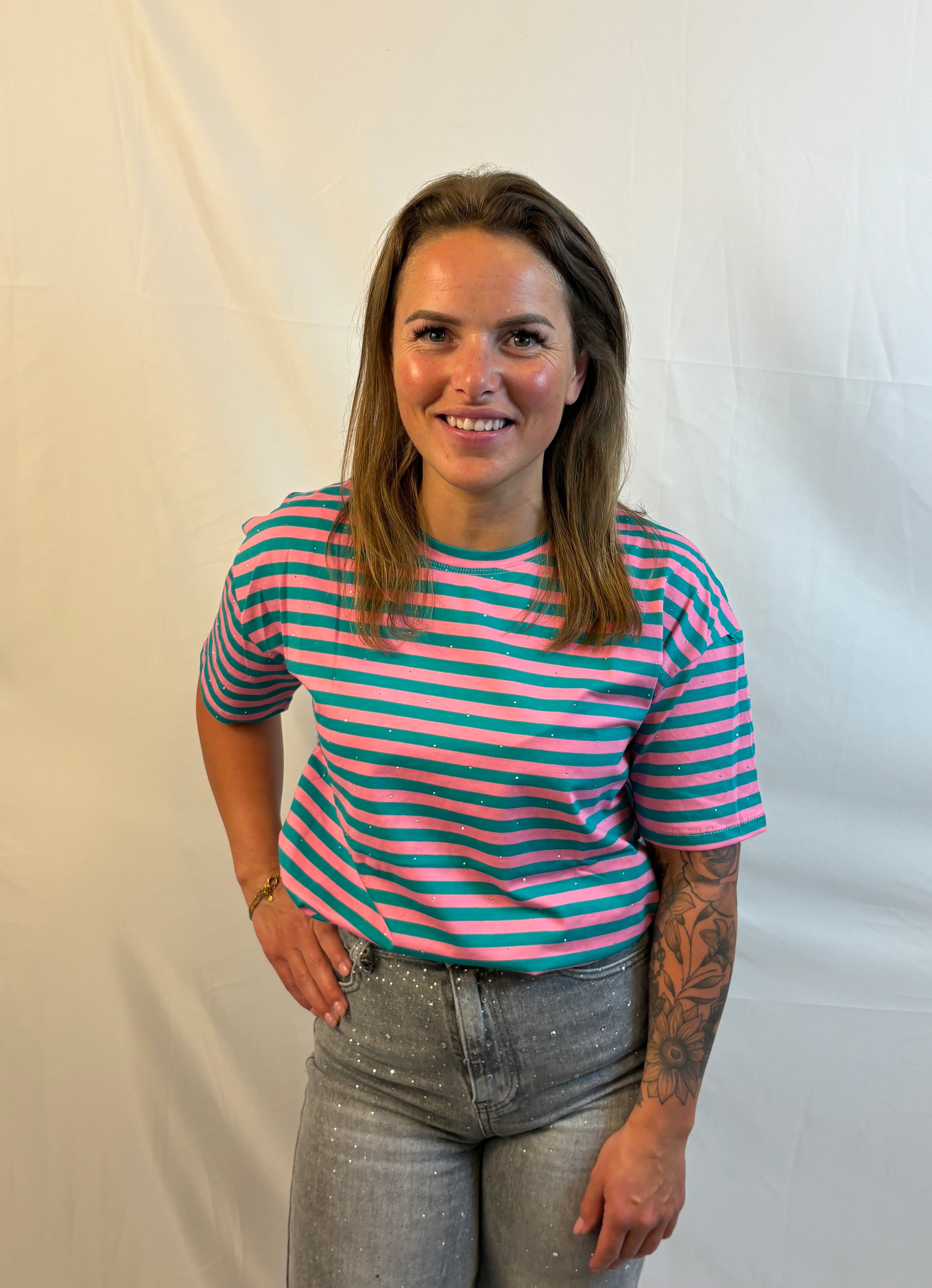 Diamond stripe love - T-shirt